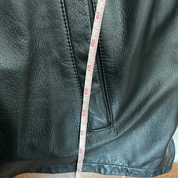 Wilsons Leather Thinsulate lining leather jacket vest 2in1 black mens 2XLT - Picture 12 of 16